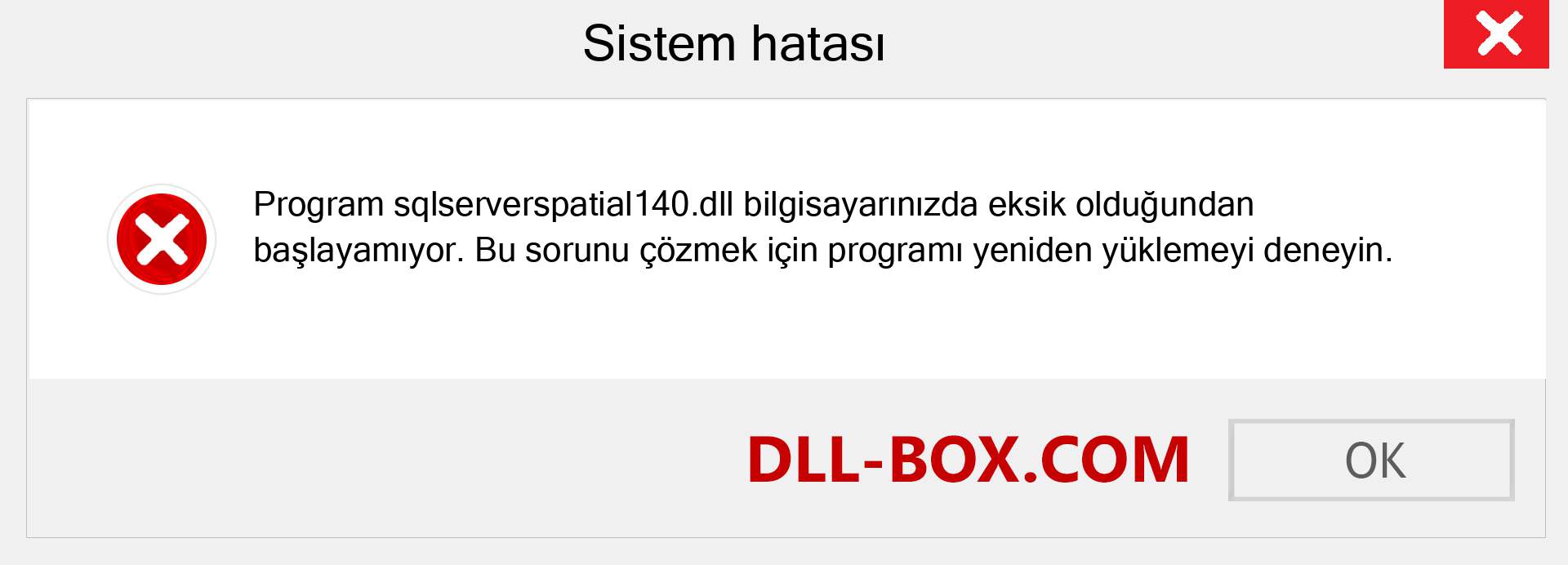 sqlserverspatial140.dll dosyası eksik mi? Windows 7, 8, 10 için İndirin - Windows'ta sqlserverspatial140 dll Eksik Hatasını Düzeltin, fotoğraflar, resimler